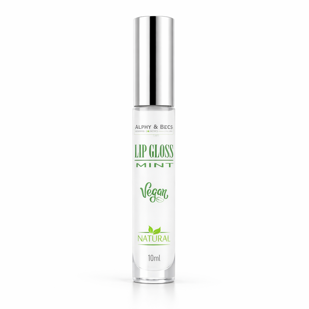 Natural Lip Gloss Mint Flavor - 10ml