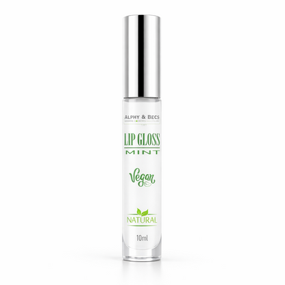 Natural Lip Gloss Mint Flavor - 10ml