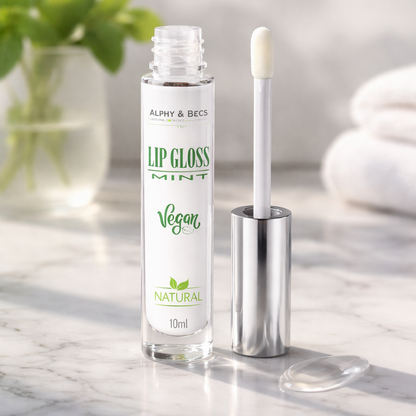Natural Lip Gloss Mint Flavor - 10ml