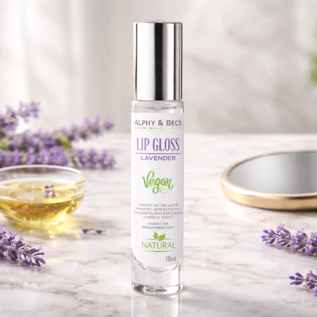 Natural Lip Gloss Lavender Flavor - 10ml