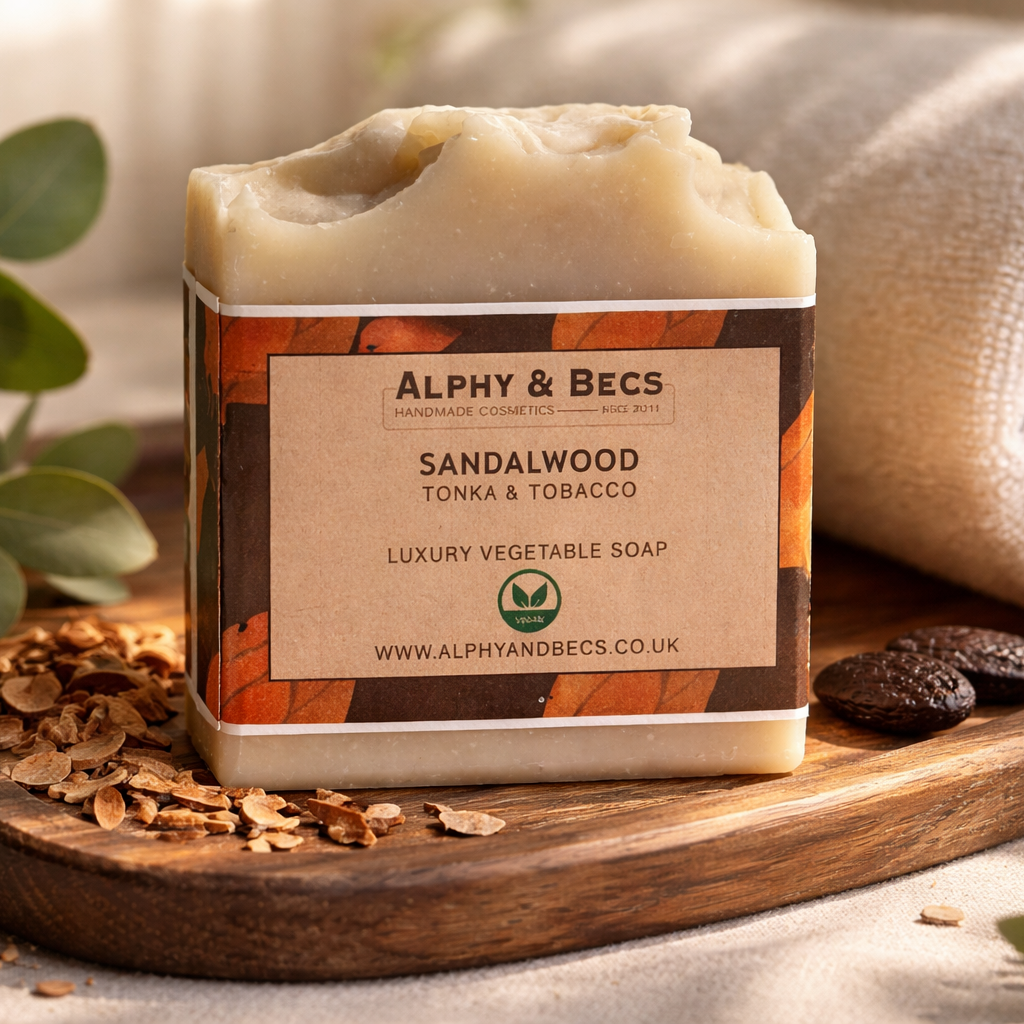 Sandalwood Tonka & Tobacco Luxury Natural Soap