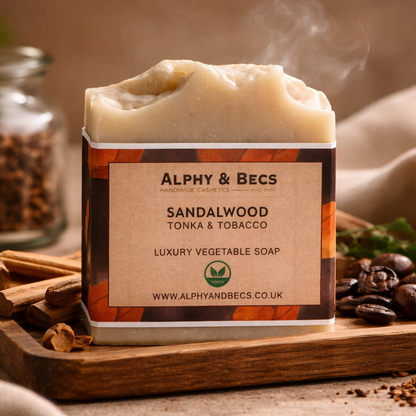 Sandalwood Tonka & Tobacco Luxury Natural Soap