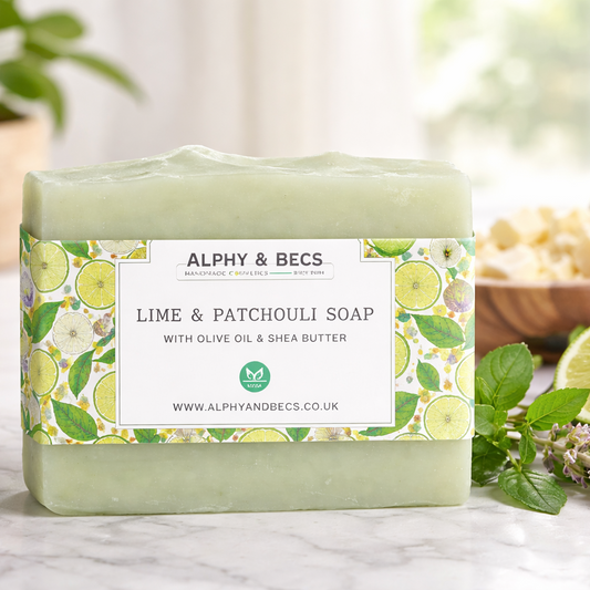 Lime & Patchouli - Natural Zesty Soap - 110gr.