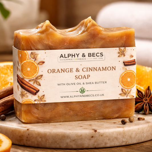 Orange & Cinnamon Natural Aromatic Soap