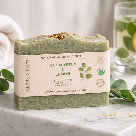 Eucalyptus & Lemon - Refreshing Soap with Aloe Vera - 110gr.