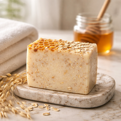 Cheshire Honey & Organic Oats Natural Soap