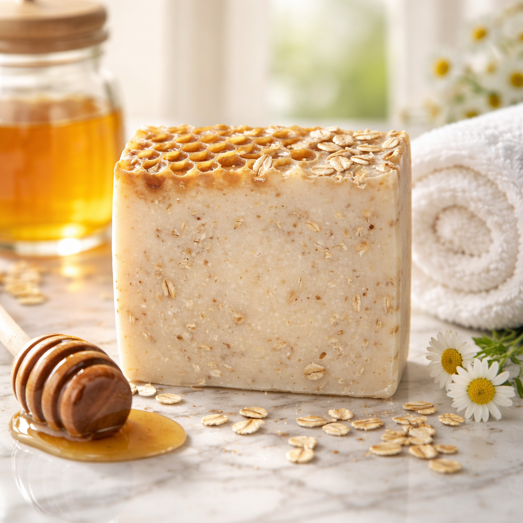 Cheshire Honey & Organic Oats Natural Soap