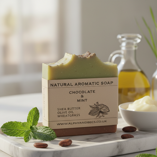 Chocolate & Mint - Natural Aromatic Soap