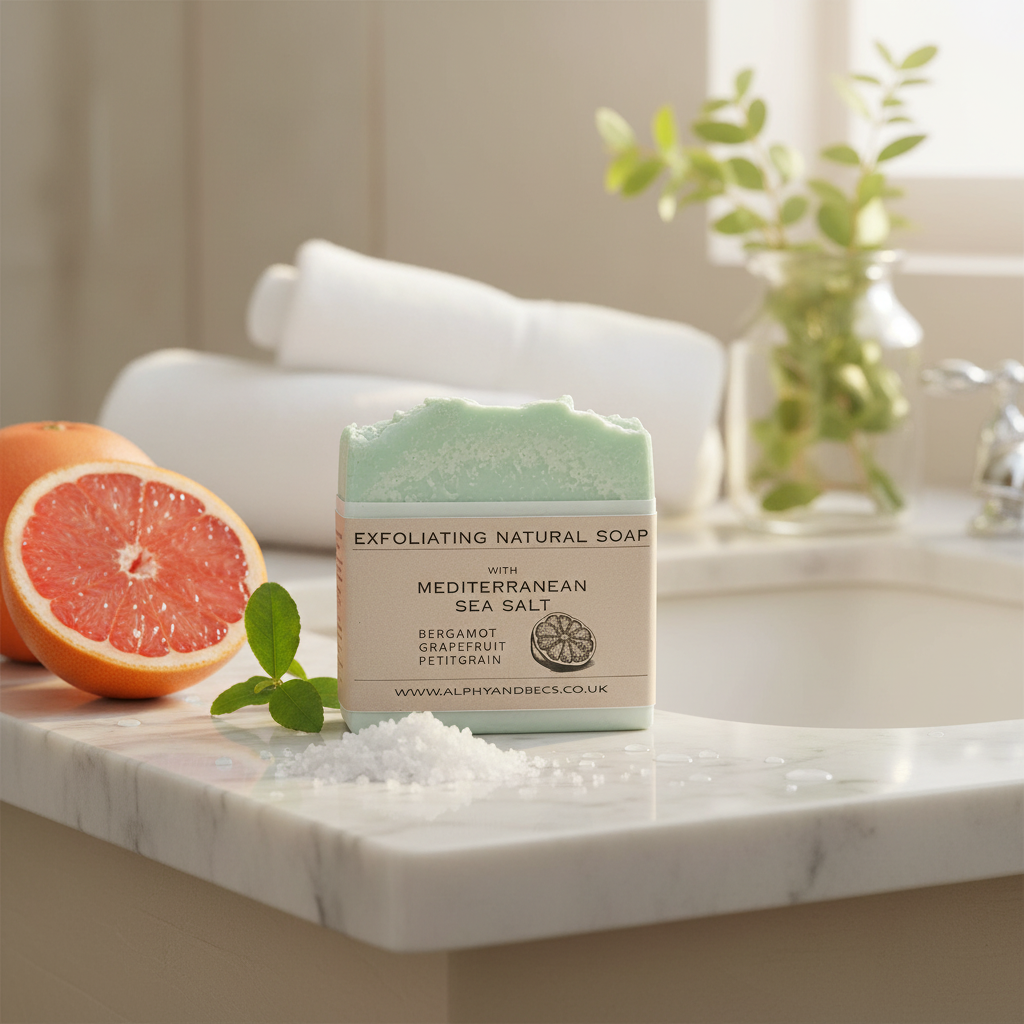 Mediterranean Sea Salt Natural Exfoliating Soap