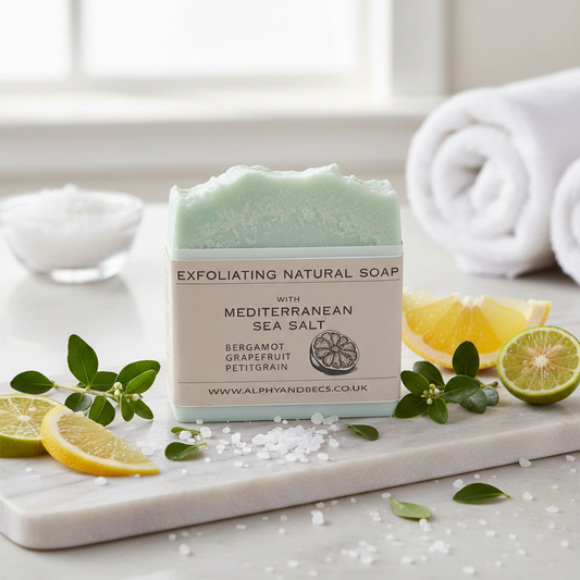Mediterranean Sea Salt Natural Exfoliating Soap