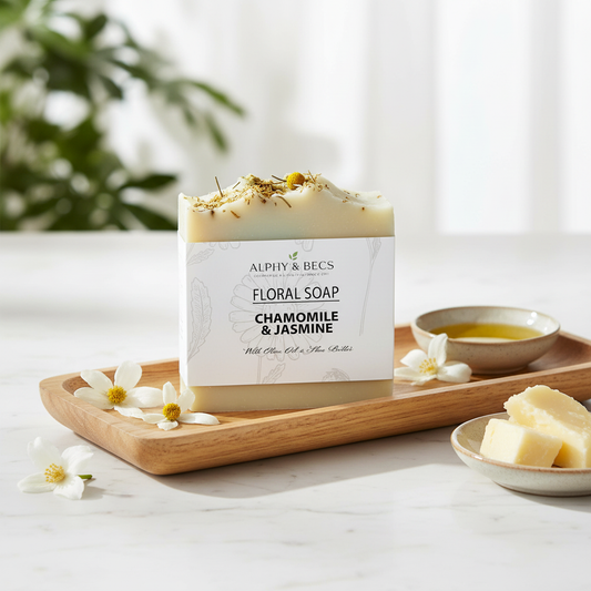 Chamomile & Jasmine Natural Floral Soap