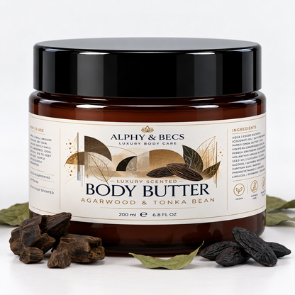 AGARWOOD & TONKA BEAN - LUXURY SCENTED BODY BUTTER
