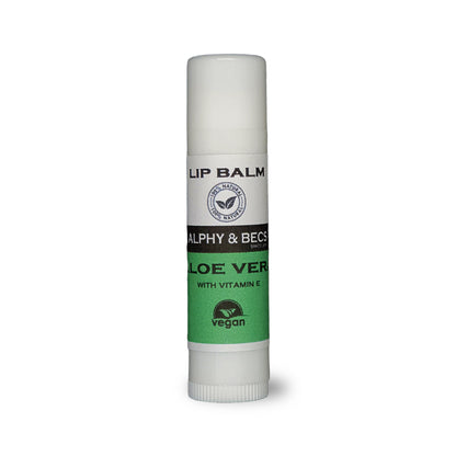 Aloe Vera Vegan Lip Balm - Fragrance/Colour Free