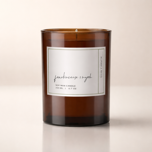 Frankincense & Myrrh - Aromatic Candle