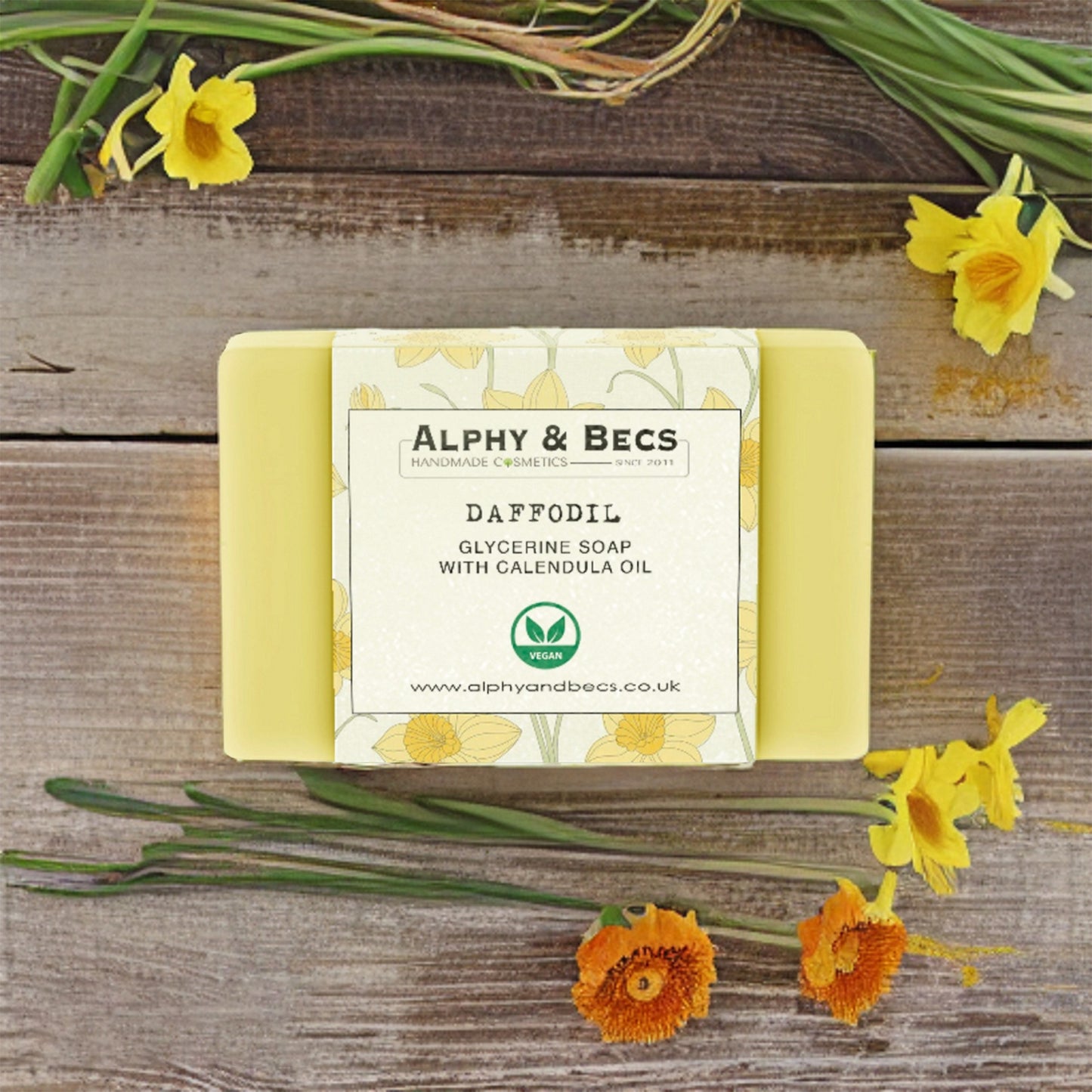 Daffodil Glycerine Soap With Calendula Oil