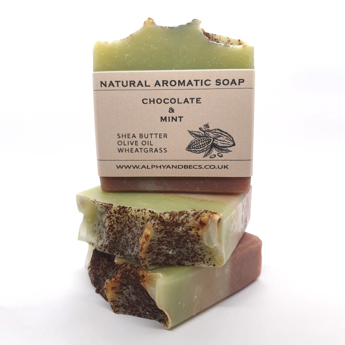 Dark Chocolate & Mint - Natural Aromatic Soap