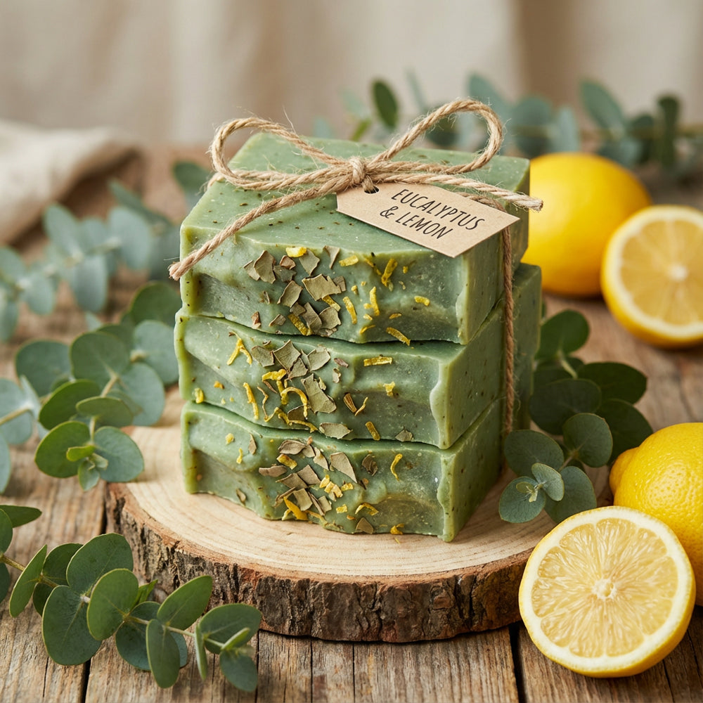 Eucalyptus & Lemon - Refreshing Soap with Aloe Vera