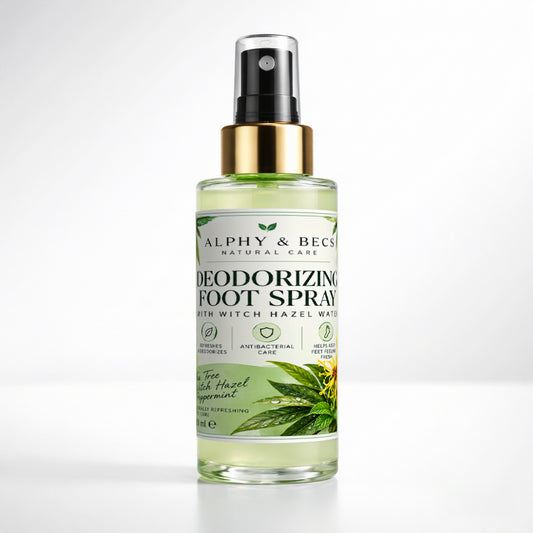 Deodorizing Foot Spray With Witch Hazel Water