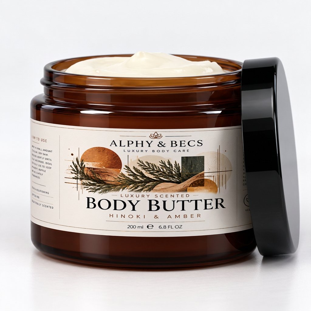 HINOKI & AMBER - LUXURY SCENTED BODY BUTTER