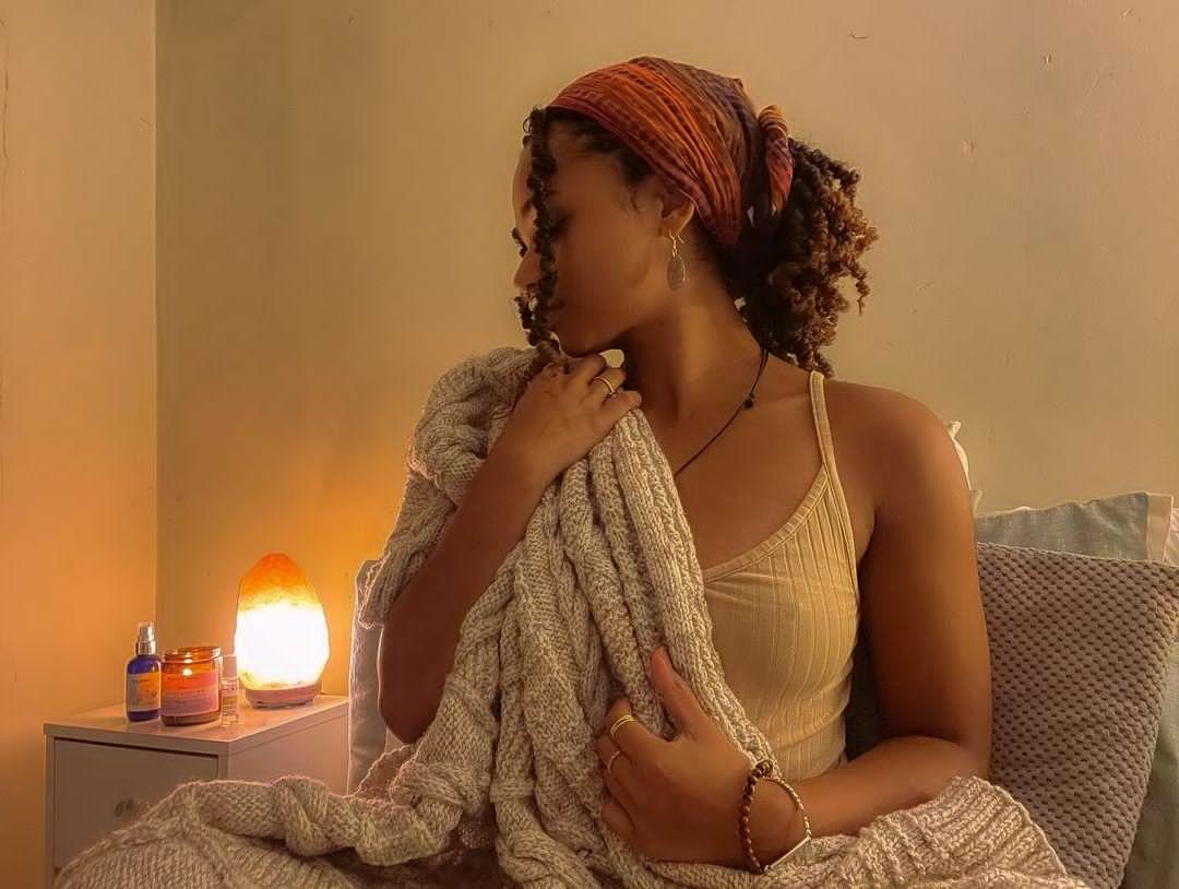 Handmade Meditation Blanket - Single Colour