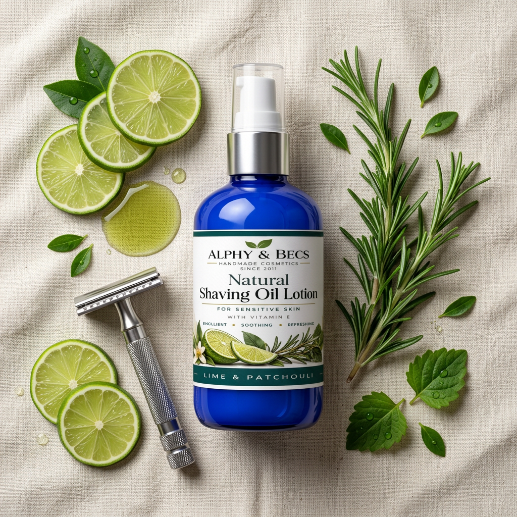 Lime & Patchouli - Natural Shaving Oil