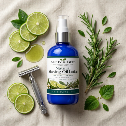 Lime & Patchouli - Natural Shaving Oil