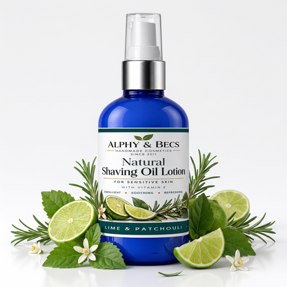 Lime & Patchouli - Natural Shaving Oil