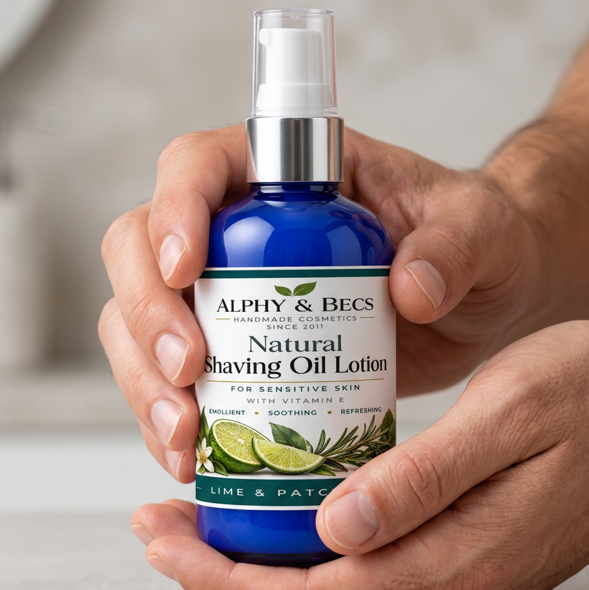 Lime & Patchouli - Natural Shaving Oil