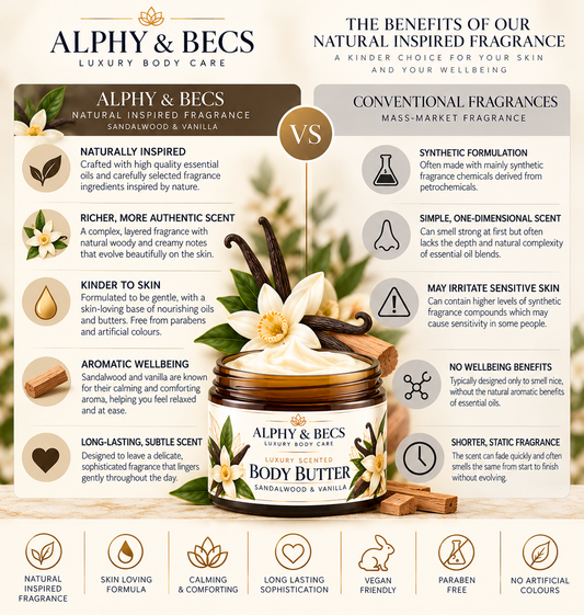 SANDALWOOD & VANILLA - LUXURY SCENTED BODY BUTTER