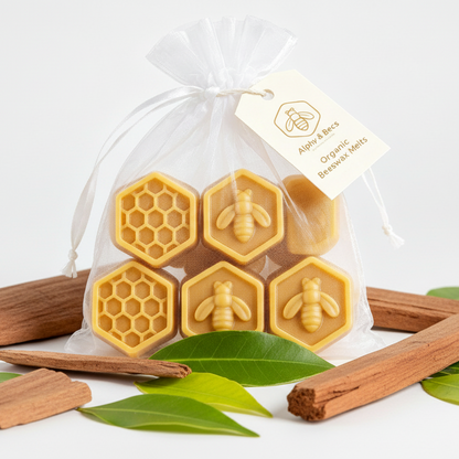 Organic Beeswax Melts - Sandalwood