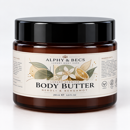 NEROLI & BERGAMOT - LUXURY SCENTED BODY BUTTER