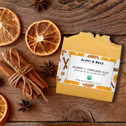 100% Natural Handmade Soap - Orange & Cinnamon