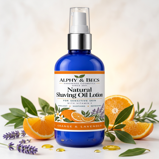 Natural Shaving Oil - Orange & Lavender