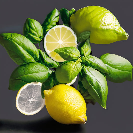 Natural Solid Perfume for Women - LEMON LIME & BASIL