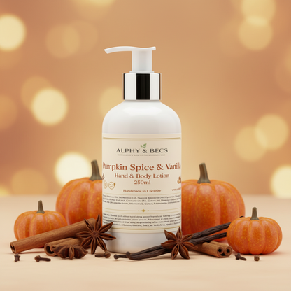 Pumpkin Spice & Vanilla - Hand and Body Lotion