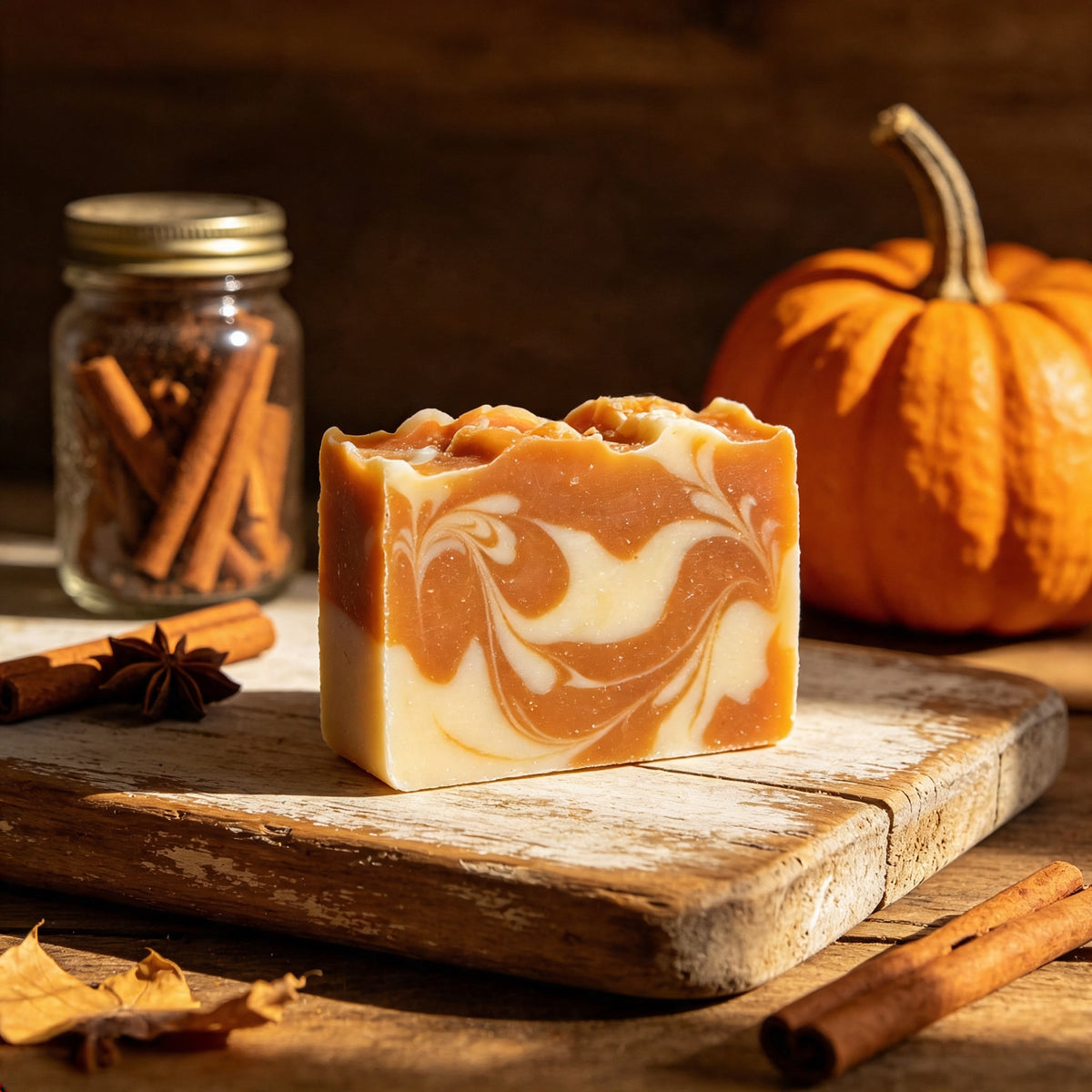Pumpkin Spice & Vanilla - Natural Vegan Soap