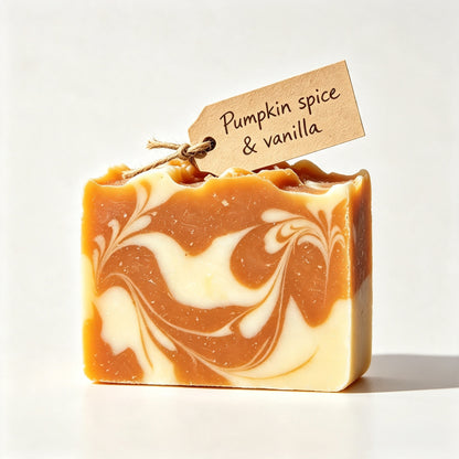 Pumpkin Spice & Vanilla - Natural Vegan Soap