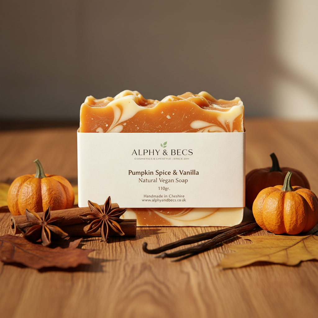 Pumpkin Spice & Vanilla - Natural Vegan Soap