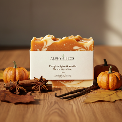Pumpkin Spice & Vanilla - Natural Vegan Soap