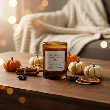 Pumpkin Spice & Vanilla - Aromatic Candle