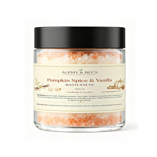Pumpkin Spice & Vanilla - Natural Bath Salts