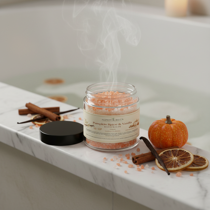 Pumpkin Spice & Vanilla - Natural Bath Salts