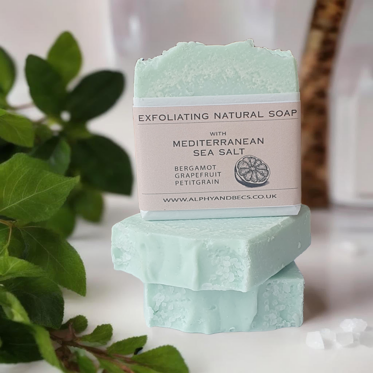 Natural Exfoliating Soap - Mediterranean Sea Salt