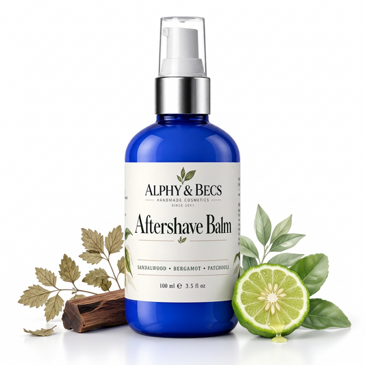 Aftershave Balm - Sandalwood, Bergamot and Patchouli.