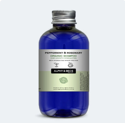 Organic Shampoo - Peppermint and Rosemary - 250ml