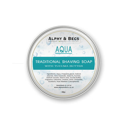 Shaving Soap With Tucuma Butter - AQUA - 60gr.