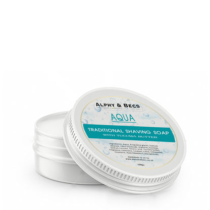 Shaving Soap With Tucuma Butter - AQUA - 60gr.
