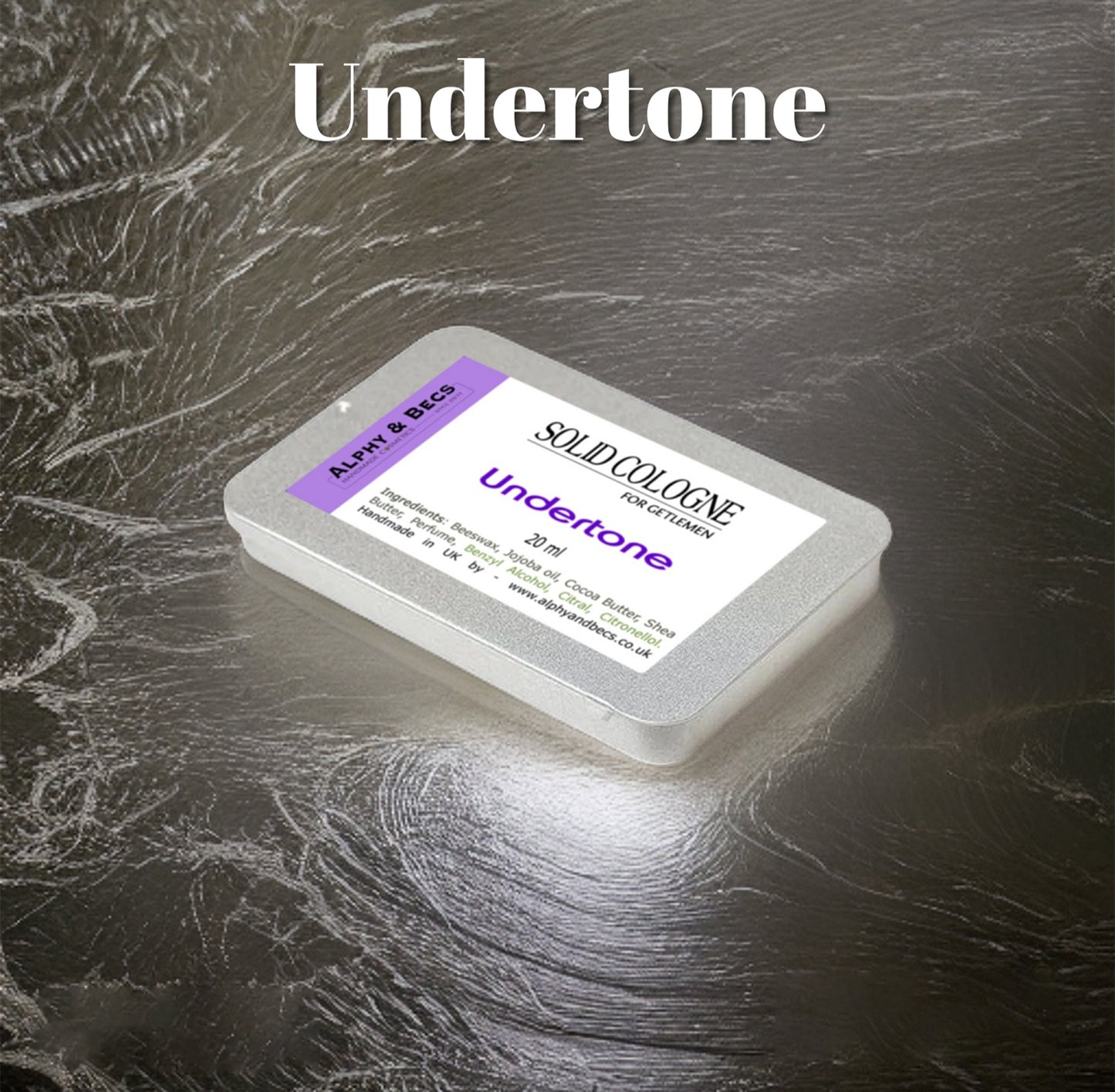 Solid Cologne For Men - Undertone - 20ml