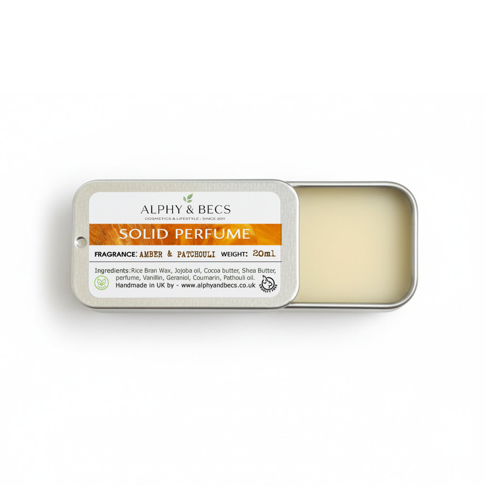 AMBER & PATCHOULI - Natural Solid Perfume