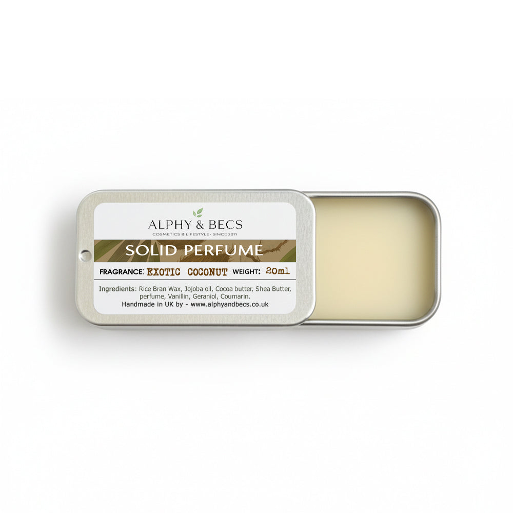 Natural Solid Perfume for Women - COCONUT - 20ml